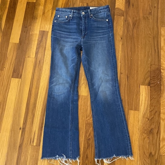 Rag & Bone Women’s High Rise Ankle Flare Jeans Size 24 - Picture 2 of 9